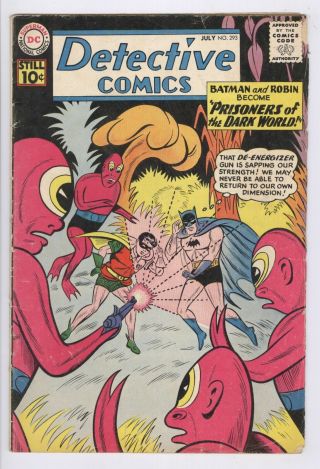 Detective Comics 293 (1961) Vg - Dc Silver Age Batman Robin