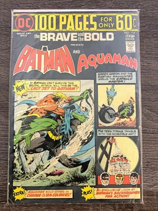 Brave And The Bold 114 Dc Comics Fn - 1974