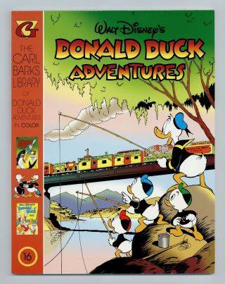 Carl Barks Library (donald Duck Adventures) 16 1995 Vf 8.  0