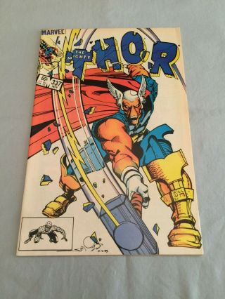 Marvel Comics The Mighty Thor 337 1983 1st App Beta Ray Bill Bronze Key Issue