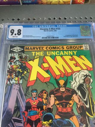 Uncanny X - Men 155 CGC 9.  8 NM/MT 1st Appearance of the Brood WHITE PAGES 2
