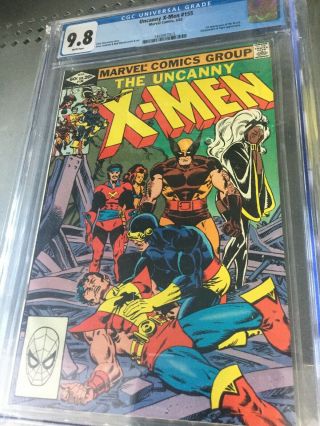 Uncanny X - Men 155 CGC 9.  8 NM/MT 1st Appearance of the Brood WHITE PAGES 4