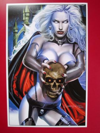 Lady Death Greg Horn Art Print (nm) Revelations Naughty Artist Signed Wcoa 11x17