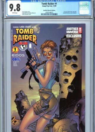 Tomb Raider 1 Cgc 9.  8 Wp Another Universe Edition Image Top Cow 1999