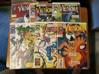 Venom: Lethal Protector 1 - 6 (1 Red Foil Cover,  4 - 1st Scream Female Symbiote)