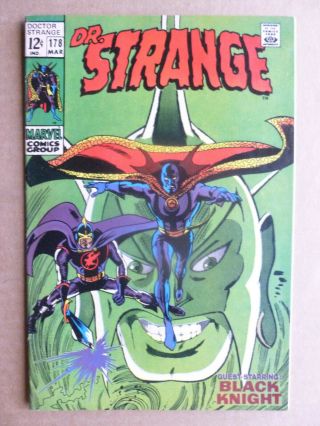 Doctor Strange 178 Story By Roy Thomas W/ Art By Gene Colan 6.  5 Fn,