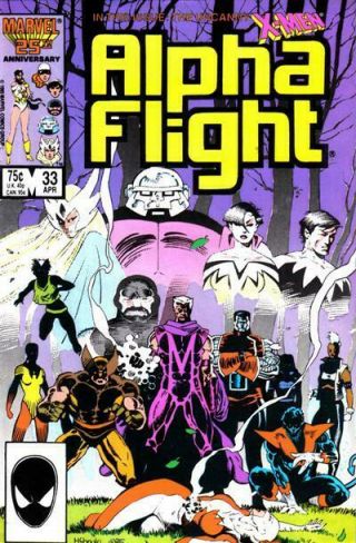 Alpha Flight 33 First Appearance Lady Deathstrike Mignola Wolverine X - Men Nm