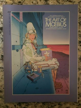 The Art Of Moebius Epic Graphic Novel Jean Giraud /lucas Hard To Find 1989 Vf - Nm