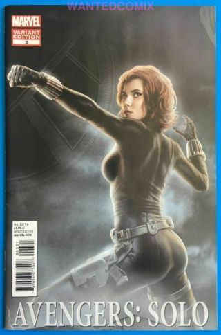 Avengers Solo 3 (of 5) Movie Variant Cover 1:15 Black Widow Scarlet Johansson 1