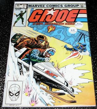 G.  I Joe 11 1st Print (9.  0) 1982 Series Marvel Comics