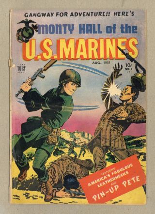 Monty Hall Of The U.  S.  Marines 1 1951 Gd - 1.  8