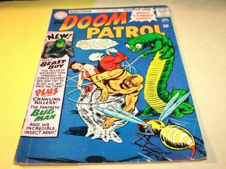 Early Comic " The Doom Patrol 99 " Meet Beast - Boy Nov,  1965 Grd 4 Nr