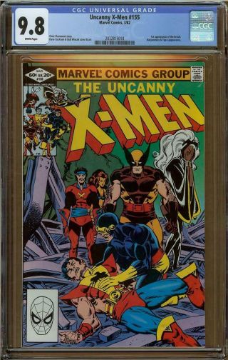Uncanny X - Men 155 Cgc 9.  8 1st Appearance Of The Brood