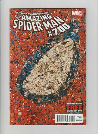 The Spider - Man 700 (feb.  2013,  Marvel) Nm (9.  4) 1st.  Print