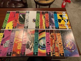 Watchmen Complete Set 1 - 12 Full Run Alan Moore Dave Gibbons Dc First Printings
