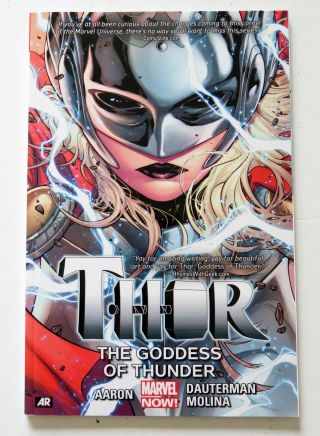 Thor The Goddess Of Thunder Vol.  1 Marvel Now Graphic Novel Comic Book