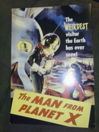 The Man from Planet X color reprint comic 1980 ' s vintage classic movie cinema 4