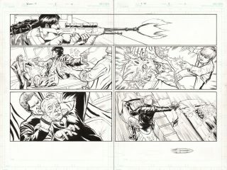 Voltron Year One Issue 3 Page 10 - 11 Spread Comic Book Art Craig Cermak