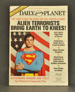 Vintage 1980 1981 Daily Planet Special Superman Ii Movie Edition Book Dc Comics