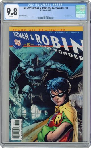 All Star Batman And Robin The Boy Wonder 10a 2008 Lee Cgc 9.  8 1445076021