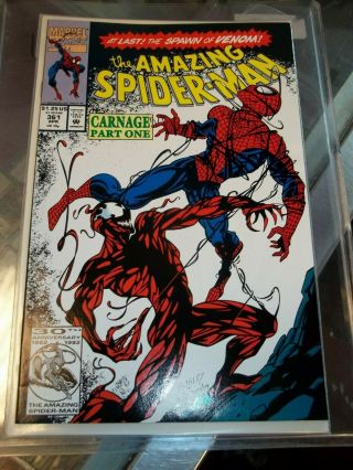 The Spider - Man 361 Marvel 1st First Appearance Carnage