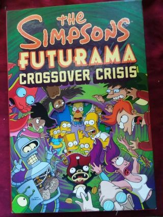 The Simpsons Futurama Crossover Crisis Hardcover Complete W/ Bonus Comic