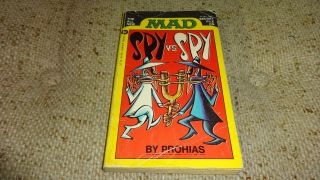 Vintage Mad Comic Book Digest Spy Vs Spy Paperback Warner April 1973