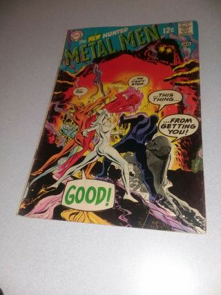 The Hunted Metal Men 35 Dc Comics 1968 Classic Silver Age Mike Sekowsky Art Key