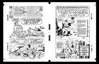 Jack Kirby Steve Ditko Tales To Astonish 61 Cover And Pg 1 Large Production Art