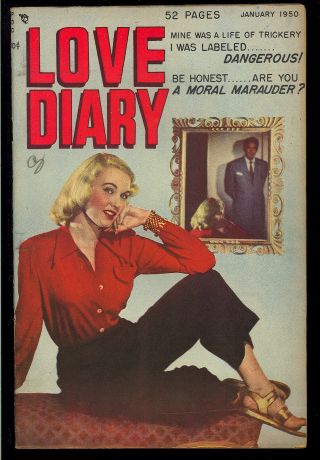 Love Diary 4 Pre - Code Golden Age Romance Comic 1950 Fn -