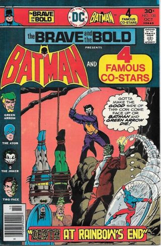 The Brave And The Bold Comic Book 130 Dc Batman & 4 Co - Stars 1976 Vfn/near