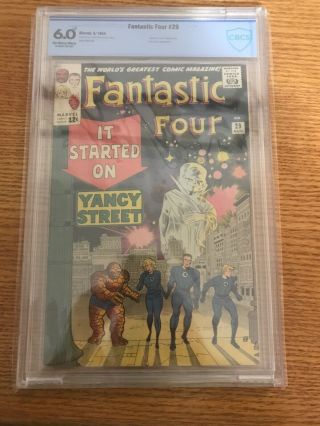 Fantastic Four 29 (aug 1964,  Marvel) Cbcs 6.  0