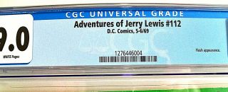 Adventures of Jerry Lewis 112 CGC 9.  0 2