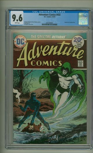 Adventure 432 (cgc 9.  6) White Pgs; Spectre Cover/appearance; Dc; 1974 (c 22980)