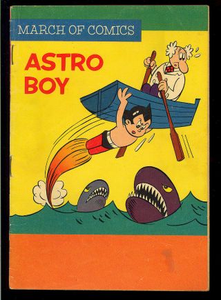 March Of Comics 285 (astro Boy) Rare Issue 2nd App.  Tv Giveaway 1966 Vg -