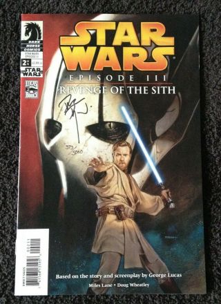 Signed Comic Dave Dorman Star Wars Ep Iii Dark Horse 05 Autograph Only 5000