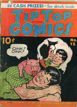 Tip Top Comics 12 Comic Book Gd 2.  0 United Feature 1937 See My Store