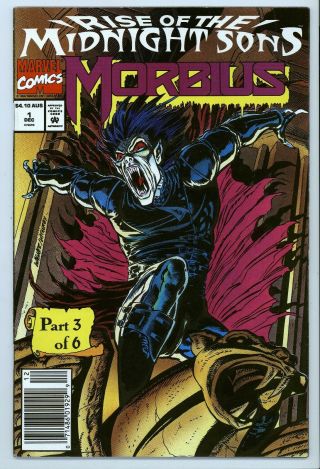 Morbius 1 Midnight Sons Rare Australian Price Variant