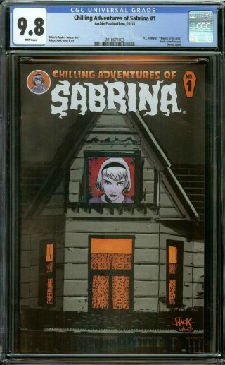 Chilling Adventures Of Sabrina 1 Cgc 9.  8 Die Cut Cover Hack Horror Netflix Tv