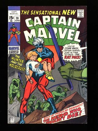 Captain Marvel 20 Fn,  6.  5