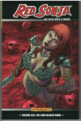 Red Sonja (2005 Series) Vol 13 The Long March Home Tp Tpb $29.  99srp Parrillo
