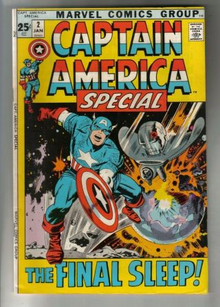 Captain America King - Size Special 2 Marvel Comics 1972 Stan Lee Gene Colon
