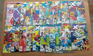 X - Force Complete Run 1 - 40 1st Issue Deadpool 