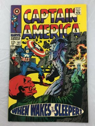 Capt America 101,  1968 Red Skull Kirby Lee Nm - 9.  2 $4.  95 Unlimited Ship