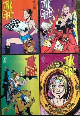 Tank Girl 1 2 3 4 (dark Horse 1991) Complete Set Volume 1