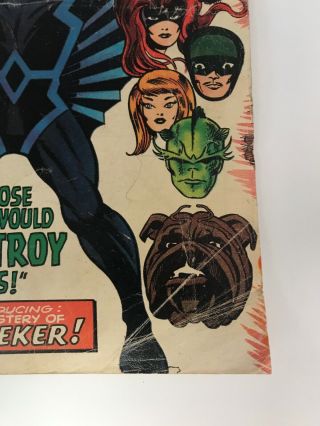 The Fantastic Four 46 Marvel Comics 1966 Jack Kirby GD 1st Black Bolt App. 5