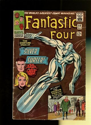 Fantastic Four 50 Gd 2.  0 1 1st Wyatt Wingfoot & More Johnny Goes To College