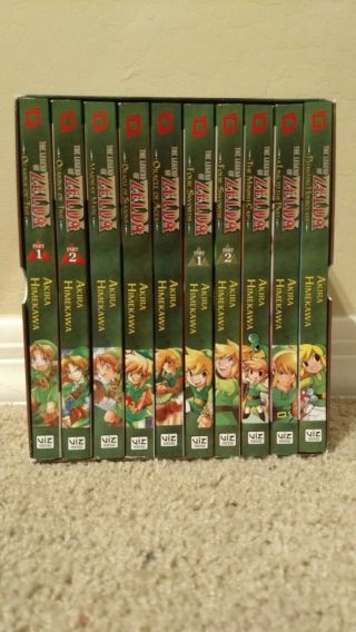 Legend Of Zelda Box Set Gn Tpb Manga Comics Collects Volumes 1 - 10 Tp Viz Media