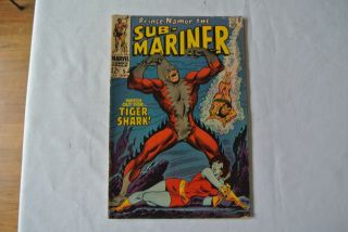 Marvel Sub - Mariner 5 1968 " Watch Out For Tiger Shark "