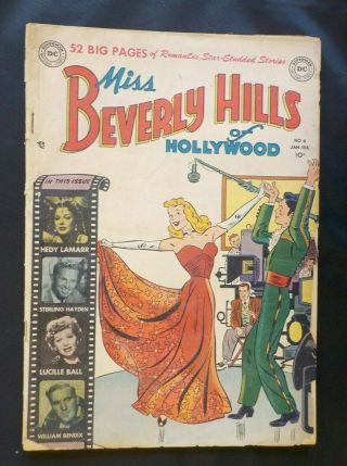 Miss Beverly Hills Of Hollywood 6 Dc 1950 Bob Oksner Hayfamzone
